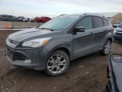 Salvage cars for sale at Brighton, CO auction: 2015 Ford Escape Titanium