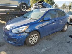 Salvage cars for sale at Rancho Cucamonga, CA auction: 2016 Hyundai Accent SE