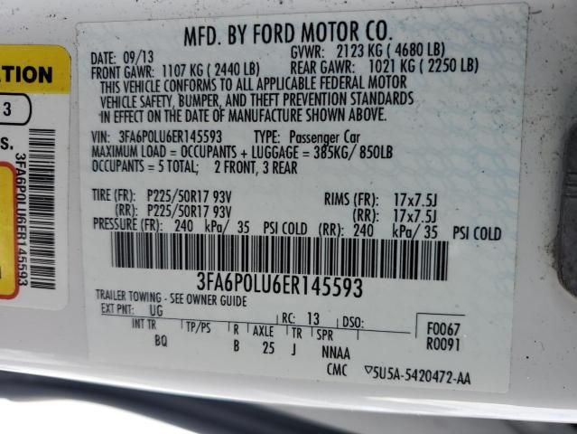 2014 Ford Fusion SE Hybrid