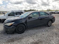 Salvage cars for sale at West Palm Beach, FL auction: 2016 Toyota Camry LE