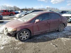 Honda Civic salvage cars for sale: 2007 Honda Civic LX