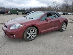 Salvage cars for sale at Ellwood City, PA auction: 2007 Mitsubishi Eclipse Spyder GT