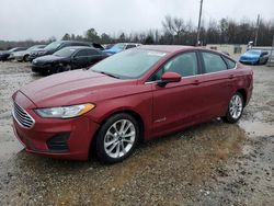 Salvage cars for sale at Memphis, TN auction: 2019 Ford Fusion SE