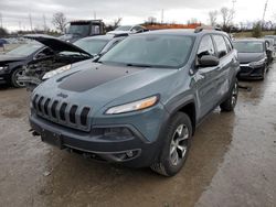 Salvage cars for sale at Bridgeton, MO auction: 2014 Jeep Cherokee Trailhawk