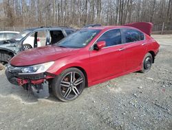 Honda salvage cars for sale: 2017 Honda Accord Sport