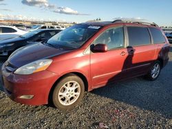 Salvage cars for sale at Antelope, CA auction: 2006 Toyota Sienna XLE