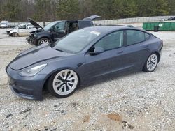 Salvage cars for sale from Copart Gainesville, GA: 2022 Tesla Model 3