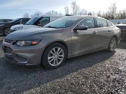 Salvage cars for sale at Duryea, PA auction: 2017 Chevrolet Malibu LT