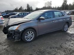 Salvage cars for sale at Graham, WA auction: 2015 Nissan Sentra S