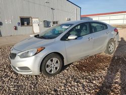 Salvage cars for sale at Rapid City, SD auction: 2016 KIA Forte LX