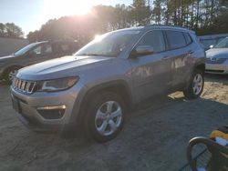 Salvage cars for sale at Seaford, DE auction: 2018 Jeep Compass Latitude