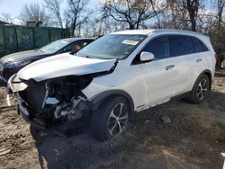 Salvage cars for sale at Baltimore, MD auction: 2017 KIA Sorento EX