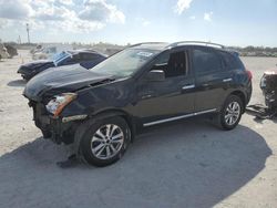 Salvage cars for sale at Arcadia, FL auction: 2015 Nissan Rogue Select S