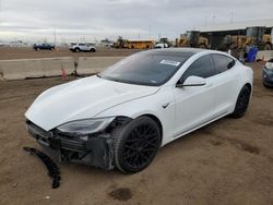 Salvage cars for sale at Brighton, CO auction: 2017 Tesla Model S