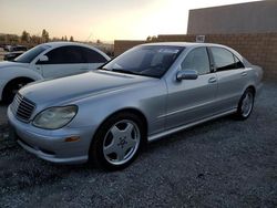 Salvage cars for sale at Mentone, CA auction: 2002 Mercedes-Benz S 55 AMG