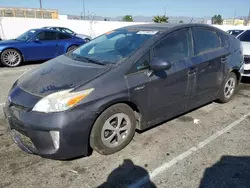 Salvage cars for sale at Van Nuys, CA auction: 2014 Toyota Prius