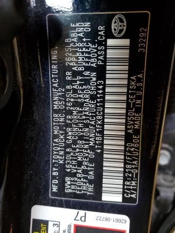 2012 Toyota Camry Base