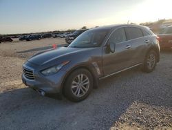 Salvage cars for sale at San Antonio, TX auction: 2016 Infiniti QX70