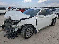 Salvage cars for sale at Houston, TX auction: 2015 Honda Accord EXL