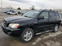 Salvage cars for sale at auction: 2004 Toyota Highlander