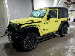 Salvage cars for sale at Leroy, NY auction: 2022 Jeep Wrangler Sport