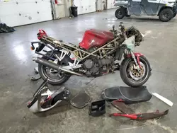 Salvage motorcycles for sale at Ham Lake, MN auction: 2000 Ducati ST2