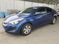 Salvage cars for sale at Fresno, CA auction: 2016 Hyundai Elantra SE