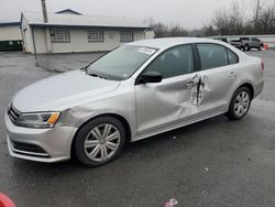 Salvage cars for sale at Grantville, PA auction: 2015 Volkswagen Jetta TDI