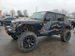 Jeep Wrangler Unlimited Sport salvage cars for sale: 2012 Jeep Wrangler Unlimited Sport