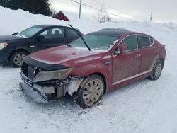 Salvage cars for sale at Montreal Est, QC auction: 2014 KIA Optima EX