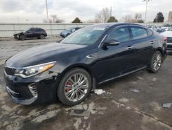 Carros salvage a la venta en subasta: 2017 KIA Optima SXL