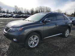 Vehiculos salvage en venta de Copart Portland, OR: 2010 Lexus RX 450H