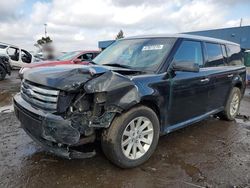 Salvage cars for sale at Woodhaven, MI auction: 2010 Ford Flex SEL