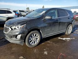 Salvage cars for sale at Woodhaven, MI auction: 2020 Chevrolet Equinox LT