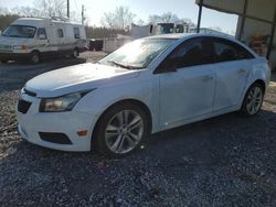 Chevrolet salvage cars for sale: 2011 Chevrolet Cruze LTZ