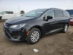 Salvage cars for sale at Woodhaven, MI auction: 2018 Chrysler Pacifica Touring L Plus