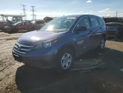 Salvage cars for sale at Elgin, IL auction: 2014 Honda CR-V LX