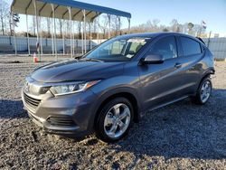 Salvage cars for sale at Spartanburg, SC auction: 2021 Honda HR-V LX