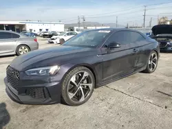 Salvage cars for sale at Sun Valley, CA auction: 2018 Audi RS5