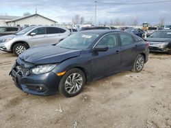 Salvage cars for sale at Pekin, IL auction: 2016 Honda Civic EX