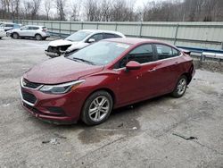 Salvage cars for sale at Ellwood City, PA auction: 2017 Chevrolet Cruze LT