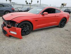 Salvage cars for sale from Copart Mercedes, TX: 2018 Ford Mustang GT