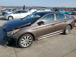 Salvage cars for sale at Grand Prairie, TX auction: 2016 Hyundai Sonata Sport