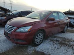 Salvage cars for sale at Elgin, IL auction: 2015 Nissan Sentra S