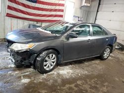 Salvage cars for sale at Lyman, ME auction: 2013 Toyota Camry L