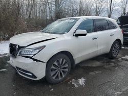 2016 Acura MDX Technology en venta en Arlington, WA