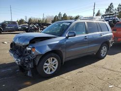 Salvage cars for sale at Denver, CO auction: 2007 Toyota Highlander Hybrid