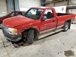 Salvage cars for sale at Eldridge, IA auction: 2001 GMC Sierra K2500 Heavy Duty