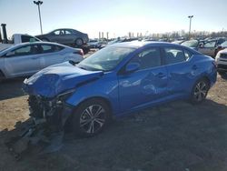 Salvage cars for sale at Indianapolis, IN auction: 2021 Nissan Sentra SV