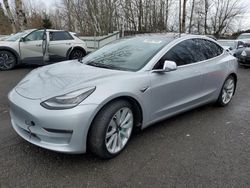 Salvage cars for sale at Portland, OR auction: 2018 Tesla Model 3